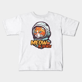 Astronaut cat Kids T-Shirt